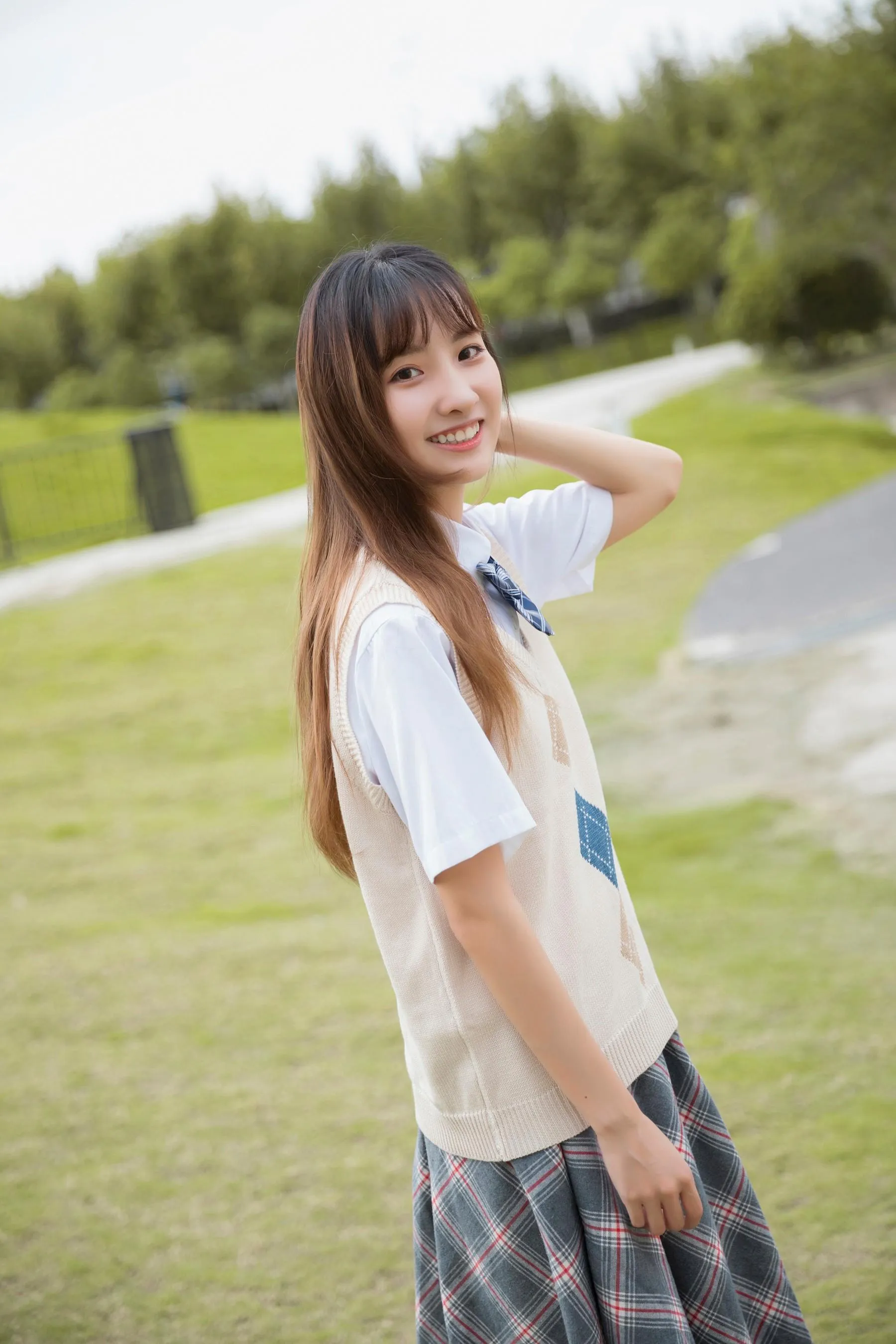 [艺图语] 2022.06.17 属于JK的夏天 Ria李礼礼 [31P]插图1